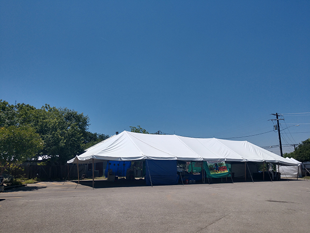 30' wide Pole tents